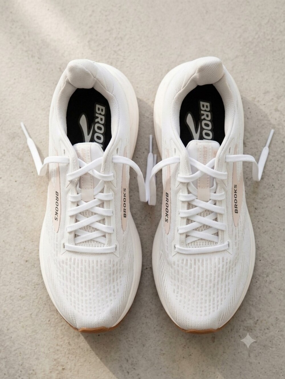 Revel White Athletic Lace-Up Running Shoes